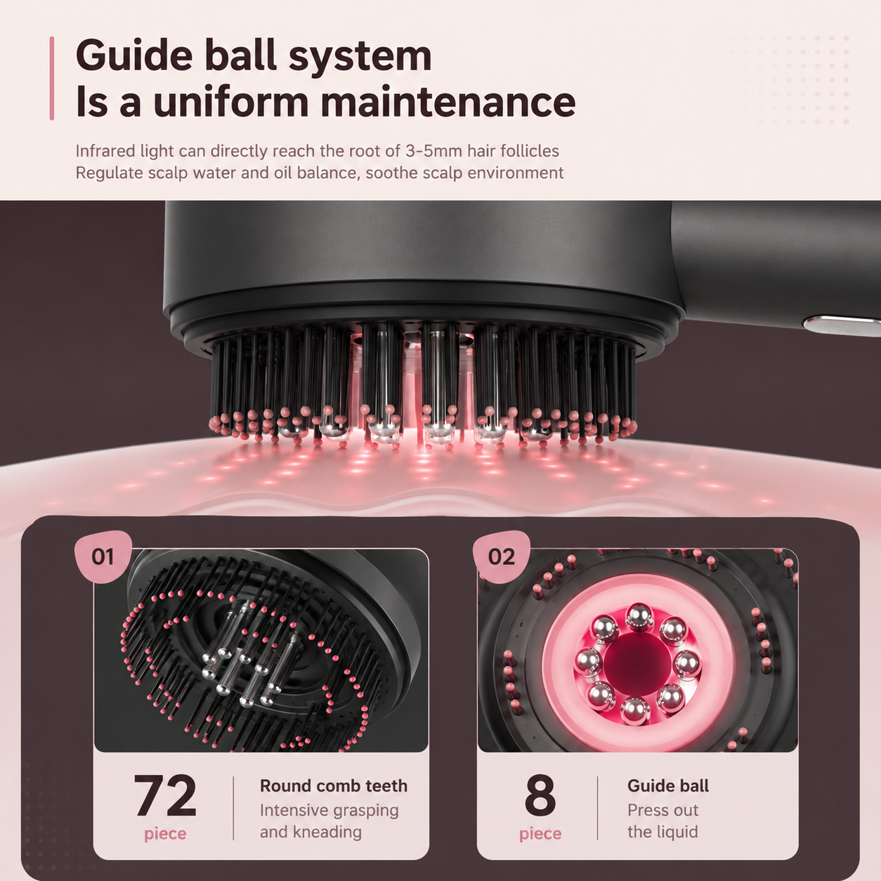 INFRD ScalpRevive™ Red Light Scalp Massager & FREE Hair Oil