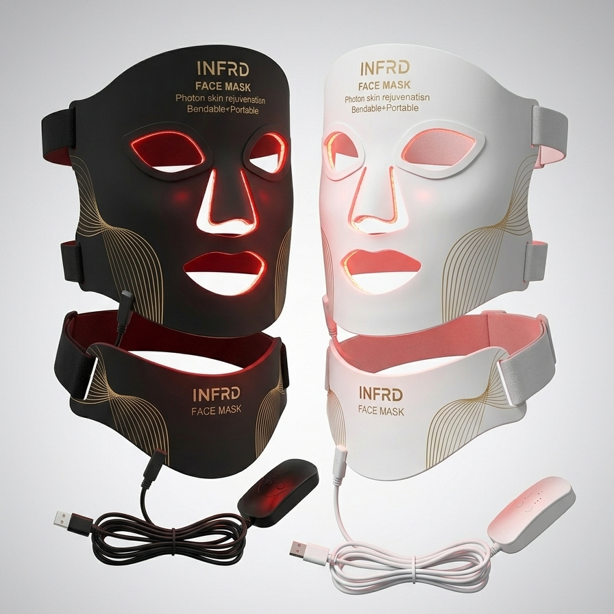 INFRD Lumina™ Wireless LED Face & Neck Therapy Mask